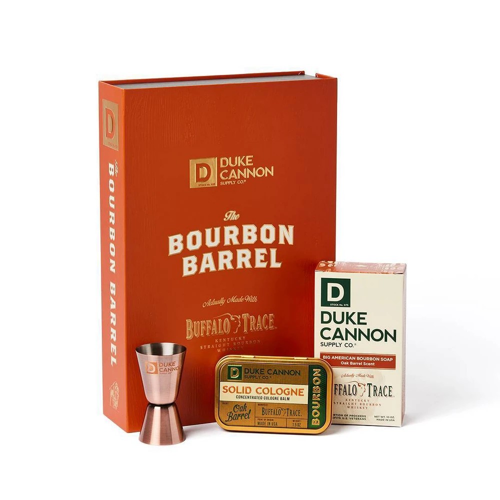 Duke Cannon Supply Co. Buffalo Trace Bourbon Barrel Bath and Body Gift Set - 3ct - Bellso